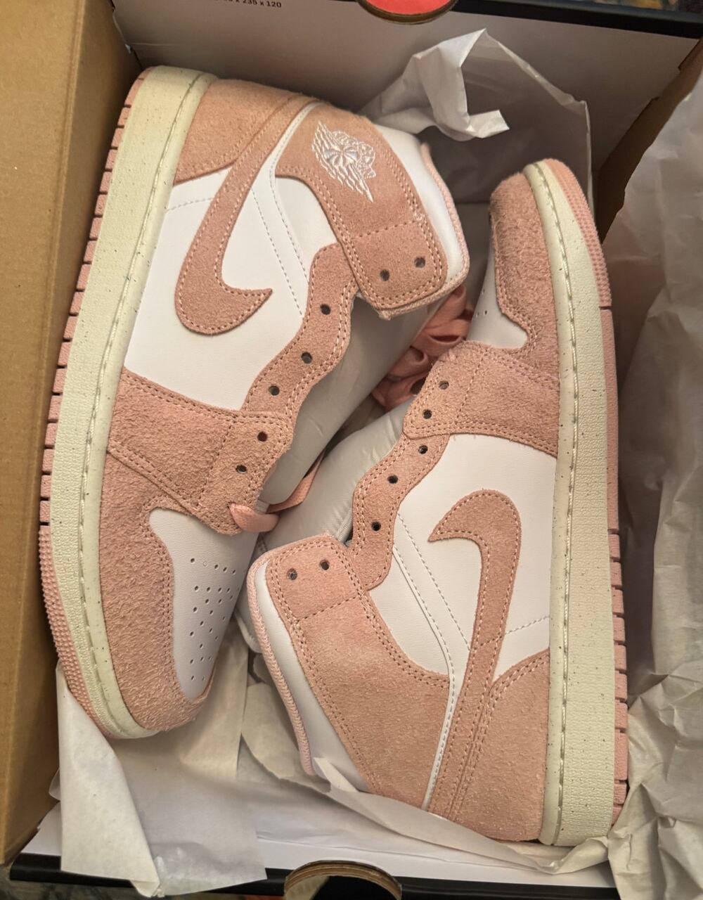 DS OG Nike Jordan 1 Mid SE Legend Women's Pink Sneakers Size 10